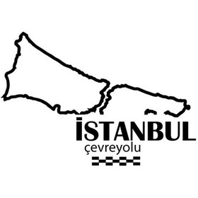 Resim Istanbul Çevreyolu Sticker 12 9 Cm 