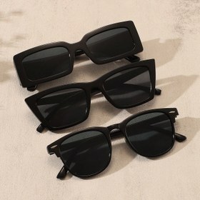 Resim Erkekler ve Kadınlar için 3 Adet Unisex Retro Klasik Moda Gözlük - Anti-Reflektif Lensler, Dayanıklı Plastik Çerçeve, Spor ve Şık, Aktiviteler için, Rahat Gözlük, Minimalist Gözlük, Yüksek Kaliteli Gözlük 