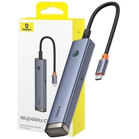 Resim Baseus Ultrajoy 6-port Hub - Uzay Grisi 