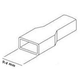 Resim Mesa (100 Adet) Küçük Dişi Fiş Kılıfı (SF2D Kılıf) 