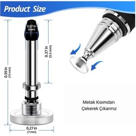 Resim Dokunmatik Kalem Silikon Disk Uç Fuchsia Stylus Pen Silikon Disc Tip 