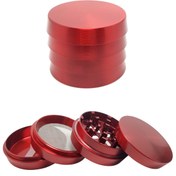 Resim Falconetti Kırmızı 52mm. Grinder Tütün Baharat Herbal Öğütücüsü Parçalayıcı Rb84kr 
