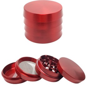 Resim Falconetti Kırmızı 52mm. Grinder Tütün Baharat Herbal Öğütücüsü Parçalayıcı Rb84kr 