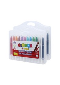 Resim Globox Çevirmeli Jel Pastel Boya 12 Li 3259 