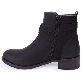 Resim Dagoster Dza07-6822163 Siyah Günlük Düz Topuk Kadın Bot Siyah 