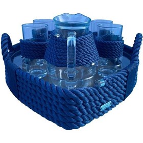 Resim Saki Kalp Tepsi | Lacivert 