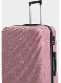 Resim Defacto Unisex Sert Kapaklı Çekçekli Büyük Boy Valiz E7064axnsbr410 Bordo-br410 