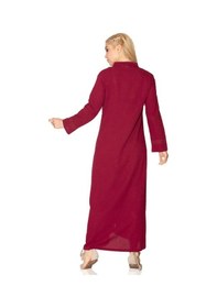 Resim Eliş Şile Bezi Cemre Şile Bezi Ferace Bordo 