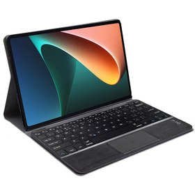 Resim Microcase Xiaomi Pad 5 11 Inch Bluetooth Touchpad Klavye + Standlı Kılıf - Bkk5 Uyumlu 