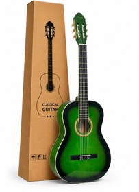 Resim FRANSUA Victor Klasik Gitar Seti Yeşil 