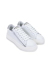 Resim Mario Valentino Kadın Hakiki Deri Beyaz/gümüş Sneakers & Spor Ayakkabı 1040 91s3902 Bn Ayk Y24 Whıte/sılver Beyaz - Gümüş 