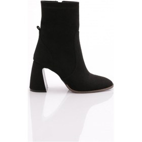 Resim Dgn 8068 Kadin Topuklu Bot 8068-2125-R1680 Siyah 