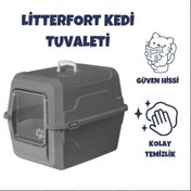 Resim LitterFort Kapalı Kedi Tuvaleti 