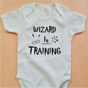 Resim Wizard In Training Beyaz Zıbın Body Body 