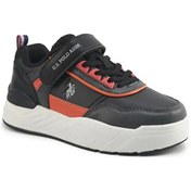 Resim U.s.polo Assn. George Cocuk Ayakkabi - Siyah Turuncu Siyah Turuncu 