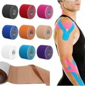 Resim Ağrı bandı - kinesio bant - sporcu bandı - ağrı bandı 5cmx5m 