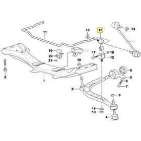 Resim Bmw E30 E36 Z1 Ve Z3 Uyumlu Frow Ön Viraj Askı Rotu 31351091764 