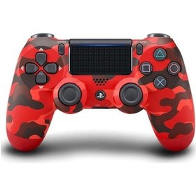 Resim PS4 Uyumlu V2 Gamepad Kol - Kırmızı Kamuflaj 
