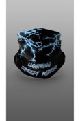 Resim Yeles Lightning Speedy Rider Motorcu Buff Maske Outdoor Boyunluk Unisex Bandana 