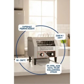 Resim Vosco Konveyörlü Ekmek Kızartma Makinası 