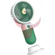 Resim Fan Soğutucu Mini Vantilatör Klima Güçlü Serinletici Taşınabilir Şarjlı Masa Üstü Sessiz Standlı Vk88146a V-86831140053 