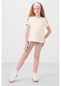 Resim Tommylife Standart Fit Basic 3lü Paket Siyah-haki- Koyu Bej Kız Çocuk Tayt - 75188 Siyah-haki-koyu Bej 