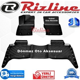 Resim Range Rover Sport 3D Paspas Havuzlu Siyah 2013-2017 Arası Rizline N11.27948 