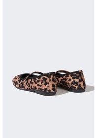 Resim DeFacto Kız Çocuk Leopar Desenli Slip On Düz Taban Babet E7807A825SMKR1 Çok Renkli 