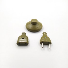 Resim Retro Vitrini Dekoratif Yer Tipi Aç Kapa Arapuar Ve Fiş Takımı Yeşil 