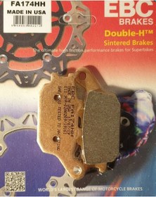 Resim 2011-2013 Honda Cbr 600 Fa Arka Fren Balatası Ebc Fa174Hh Sinterl 