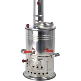 Resim UltraMint Çift Musluklu Semaver, Şık ve Pratik Kullanım Için Ideal Seçenek 