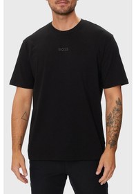 Resim Boss Erkek T Shirt 50519368 001 Siyah Siyah 