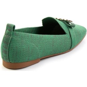 Resim Bambi Yeşil Kadın Loafer Ayakkabı K01327020382 Yeşil 