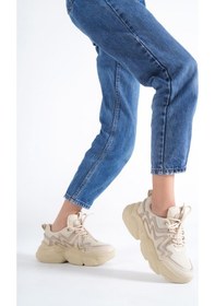 Resim Hardy Arka Detay Taşlı Vizon Kadın Spor Ayakkabı Çok Renkli 