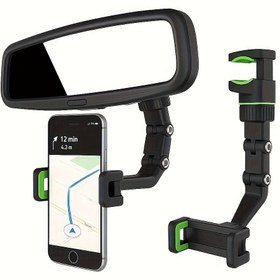 Resim 360° Dönebilen GPS Navigasyon ve Gitar için Ayarlanabilir Telefon Montajı - Dayanıklı ABS, Su Geçirmez Değil, Pil Gerektirmez, Araba Kullanımı için Dayanıklı Tutuş, Çok Yönlü Montaj|Pratik Tasarım|Dayanıklı Yapım 