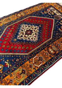 Resim El Dokuma Sıfır Yahyalı Halısı 123x225 Kök Boya Büyük Yün Halı Kırmızı 