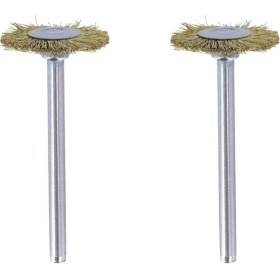 Resim 535 Pirinç Fırça, Altın, Bronz ve Bakır Temizleme, 19 Mm, 2'li 