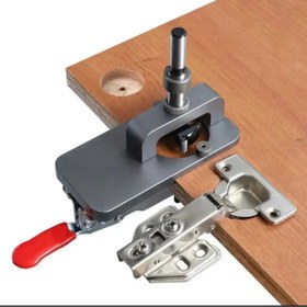 Resim BGA 35mm Menteşe Delme Jig Kiti, Gizli Menteşe Delme Kılavuzu 