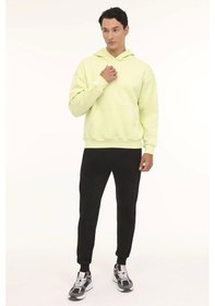 Resim Lumberjack Ros 17hs109 Kapsonlu Erkek Sweat - Lime Lıme 