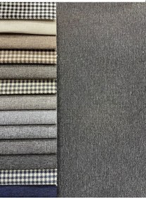 Resim Enesar Home Gri-Siyah Döşemelik Keten Kumaş Premium Dokuma 9955 100 x 140 cm 