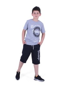 Resim Fyk Kids Custom Yazı Baskılı Erkek Çocuk Yazlık Takım Çok Renkli 
