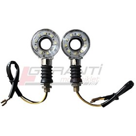 Resim Motosiklet Led Sinyal Yuvarlak 