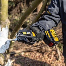 Resim CAT DG236 18Volt 2.0A Li-ion Tek Akülü Profesyonel Kömürsüz Dal Budama Makası 