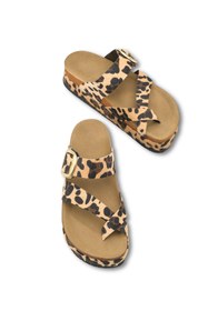 Resim Riccon Kadın Parmak Arası Terlik 0012703 Leopar - Leopar / 