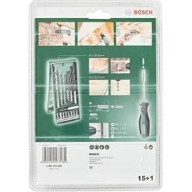 Resim Mena Rise And 15 + 1 Parça Mini X- Karışık Set + Tornavida (Ahşap ve Taş Için, Matkap/tornavida Aksesuarı) 