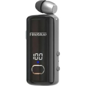 Resim Fineblue F580 Dijital Göstergeli Makaralı Titreşimli Bluetooth Kulaklık Siyah - TGR2043- 4756 