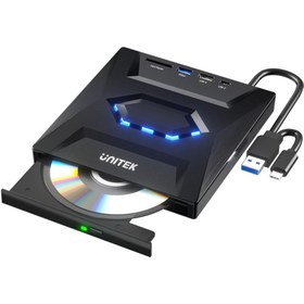 Resim Unitek HARİCİ DVD-RW USB TYPE-C/A 5in1 DOCK (T1037A) 
