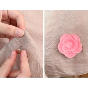 Resim 3b Trend 8 Adet Gül Desenli Yorgan Kılıfı Sabitleyici Nevresim Kılıfı Koltuk Örtüsü Sabitleme Aparatı 