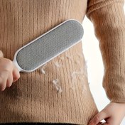 Resim Yeniden Kullanılabilir Çift Taraflı Evcil Hayvan Tüyü & Toz Fırçası - Manuel Elektrostatik Lint Temizleme Aracı, Elektrik Gerektirmez, Giysiler için Dayanıklı Polipropilen, Koltuklar, Mobilya, Yatak Örtüsü, Halılar - Evcil Hayvan Tüyü Temizleme Fırçası, Evcil Hayvan Tüyü Çıkarma Aracı, Koltuk Temizleyici, Kompakt Tasarım, Uzun Ömürlü Malzeme, Kumaş Bakımı 