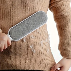 Resim Yeniden Kullanılabilir Çift Taraflı Evcil Hayvan Tüyü & Toz Fırçası - Manuel Elektrostatik Lint Temizleme Aracı, Elektrik Gerektirmez, Giysiler için Dayanıklı Polipropilen, Koltuklar, Mobilya, Yatak Örtüsü, Halılar - Evcil Hayvan Tüyü Temizleme Fırçası, Evcil Hayvan Tüyü Çıkarma Aracı, Koltuk Temizleyici, Kompakt Tasarım, Uzun Ömürlü Malzeme, Kumaş Bakımı 